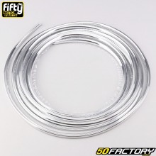 Moldura decorativa en U Fifty cromo (5 metros)