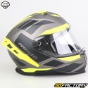 Full face helmet Vito Presto grey, black, yellow (ECE 22.06)