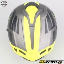 Full face helmet Vito Presto grey, black, yellow (ECE 22.06)
