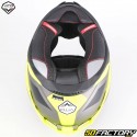 Full face helmet Vito Presto grey, black, yellow (ECE 22.06)