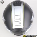 Capacete modular Vito Furio preto fosco e amarelo (ECE 22.06)