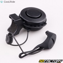 Campanello elettronico ricaricabile per bicicletta, monopattino CoolRide nero