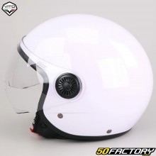 Capacete jet aberto Vito Loreto branco (ECE 22.06)