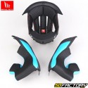 Capacete integral MT Helmets Targo S Kay B2 preto, cinza e vermelho fosco
