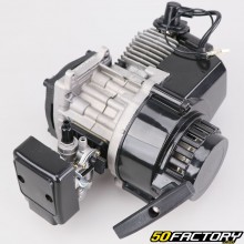 Complete engine racing pocket bike, pocket quad 49cc 2T black