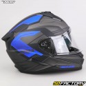 Capacete integral Nox N304S Carver preto fosco, azul