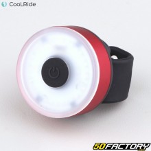 Luce posteriore a led rotonda e ricaricabile per bici CoolRide