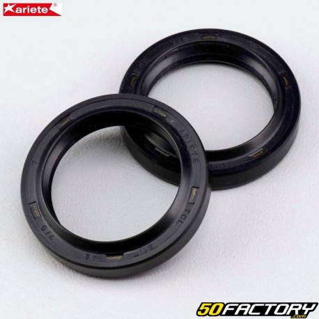 Fork oil seals 31.7x42x7/9 mm Aprilia AF1, Fantic Caballero 125...Ariete