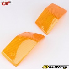 Lente indicatore posteriore Vespa PX 125, 150, 200... arance