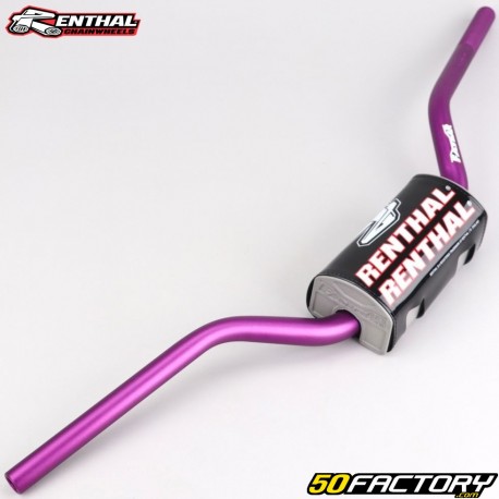 manillar de Ø28 mm Renthal Fatbar 609 morado con musgo