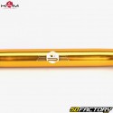 Guiador Ø28 mm KRM Pro Ride holográfico dourado completo