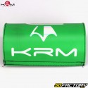 Guiador Ø28 mm KRM Pro Ride totalmente verde com espuma holográfica