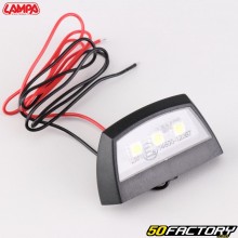 Illuminazione targa universale a LED Lampa E-Ion nero (montaggio posteriore)