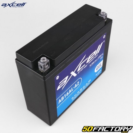 Axcell AB16AL-A2 12V 16.8Ah Gel-Batterie Yamaha V Max, Ducati Monster,  Strada...