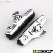Fahrradbremsbeläge Shimano 55 mm Alligator (silbernfarbene Aluminiumträger)