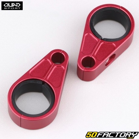Staffe per linea freno anteriore Quad Sport rosse