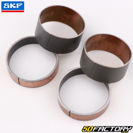 Anéis de fricção de garfo KYB Ø41 mm Kawasaki ER-6N, Z RS 650... SKF (conjunto de 4)