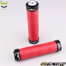 Lock-On Wattiz carbon red scooter grips