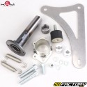 Exhaust Minarelli horizontal MBK Nitro,  Ovetto,  Yamaha...KRM Pro Ride 90/100cc silencer Neo-chrome, holographic