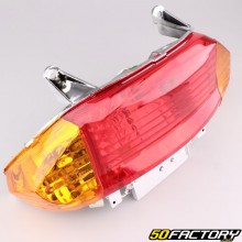 Luz trasera roja con indicadores naranjas Peugeot Vclic, baotiano BT49QT9, TNT Motor Roma... (sin reflector)