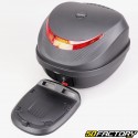 Top case 32L black universal motorcycle and scooter bag (with backrest)