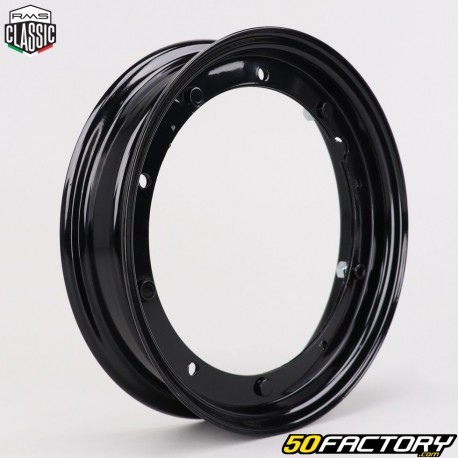 Rear rim Vespa ET3, PX, PK 50... 10 inches RMS Classic black