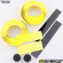 Fitas perfuradas para guiador de bicicleta Velox Gloss Grip amarelos