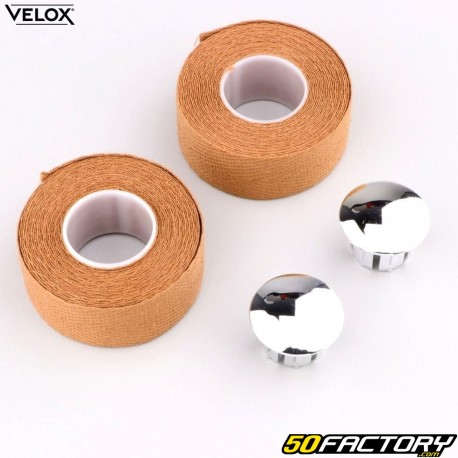 Nastri manubrio bicicletta Velox Tressostar 90 castagne