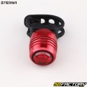 Luz trasera LED redonda recargable Sterna roja