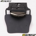 Aba de suporte de matrícula com luz LED Derbi Senda,  Gilera SMT... (de 2011) Gencod Preta