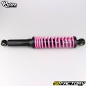Amortiguadores traseros ajustables de 360 mm Peugeot 103, MBK 51 y Motobecane Restone negro y rosa