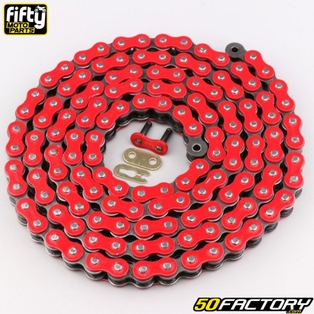 420 chain reinforced 138 links Fifty red