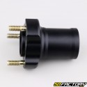 Cubo dianteiro da roda de kart em alumínio Ø17 mm comprimento 75 mm preto