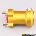 Cubo da roda traseira de kart em alumínio Ø40 mm comprimento 95 mm dourado