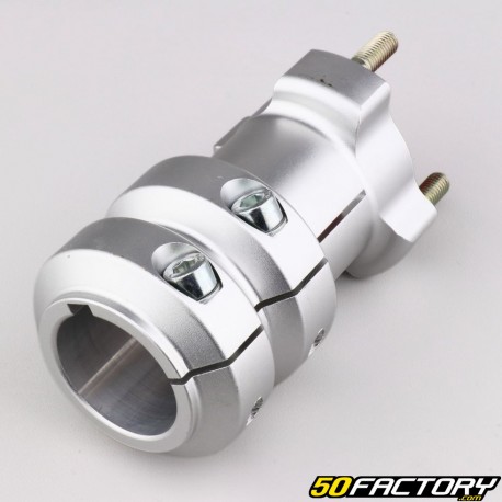 Buje de rueda trasera de karting de aluminio Ø40 mm longitud 115 mm gris