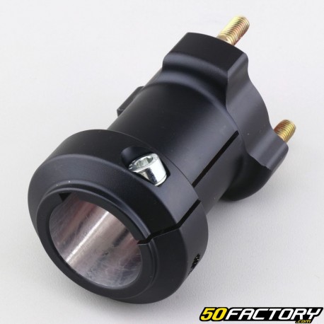 Buje rueda trasera Karting aluminio Ø40 mm longitud 95 mm negro