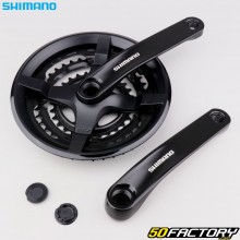 Plato y biela para bicicleta Shimano Tourney FC TY-301 &quot;MTB&quot; (48-38-28) 170 mm