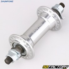 Vorderradnabe 36 Löcher für Fahrrad Shunfeng silberfarben