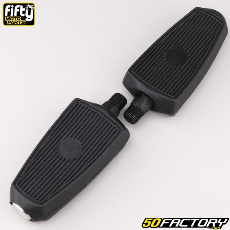 MBK 51 flexible moped pedals, Peugeot 103, Motobécane ... Fifty black