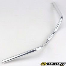 Guidão de bicicleta de alumínio Ø25.4 mm 640 mm prata