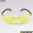 Schutzbrille einteilig gelb Ribimex 