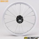 Ruota bici posteriore 14&quot; (22-254) per Bici 1 velocità Ruota libera originale in alluminio grigio (bloccaggio con dadi)