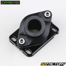 Tubo de admissão AM6 MINARELLI, Derbi Carenzi preto (carburador PHVA/PHBG 12-21 mm)