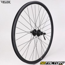 700C (19-622) Fahrrad-Hinterrad für 9/10/11V Vélox Mach1 Gravel 19 TLR schwarze Aluminiumkassette (Schnellspanner)