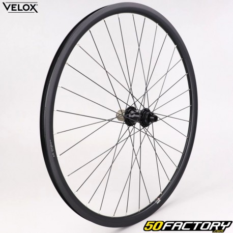Rueda trasera de bicicleta 700C (19-622) para 10/11/12V Vélox Mach1 Gravel 19 TLR Centerlock casete de aluminio negro (eje pasante)