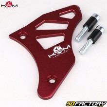 Tapa de piñón de aluminio Derbi Euro 3 y Euro 4 KRM Pro Ride rojo (tapa de encendido del producto KRM y UR)