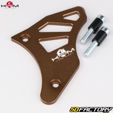 Tapa de piñón de aluminio Derbi Euro 3 y Euro 4 KRM Pro Ride bronce (tapa de encendido del producto KRM y UR)