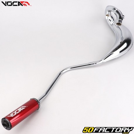 Escape Fantic XE, XM 50 (desde 2021) Voca Cross Silenciador vermelho cromado