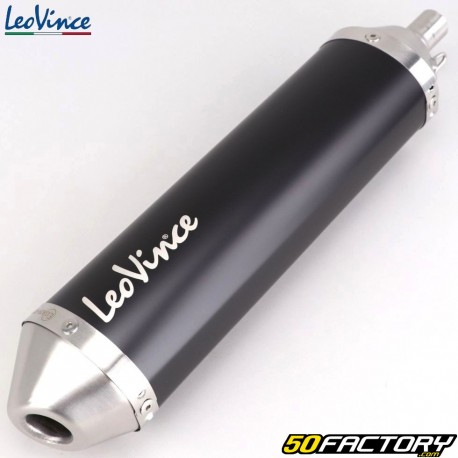 Silenziatore Sherco SE-R, SM-R 50 (da 2018) Leovince X-Fight in acciaio inossidabile nero
