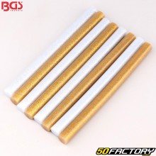 Hot glue sticks Ø11 mm 150 mm BGS (pack of 8) gold and silver